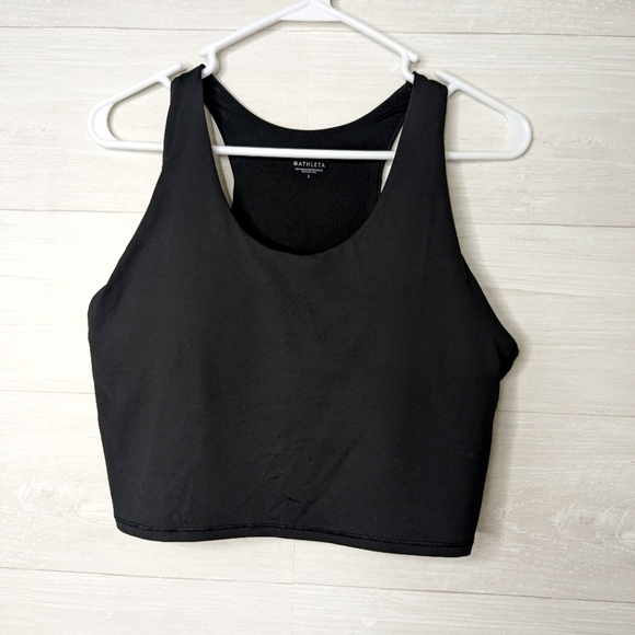 Athleta Ultimate Crop Bra A-C Size Large - Picture 4 of 11